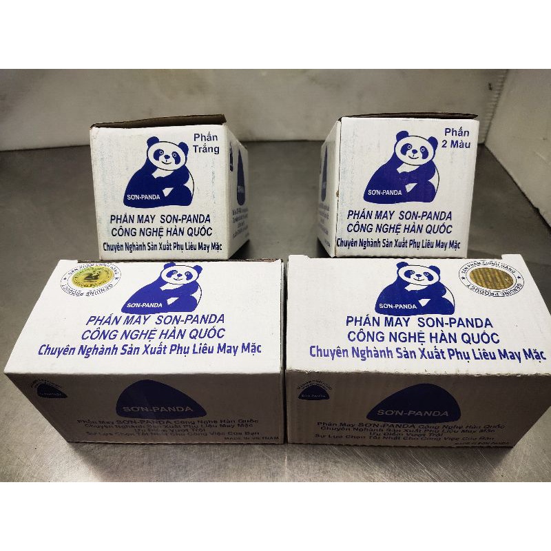 phấn may màu trắng