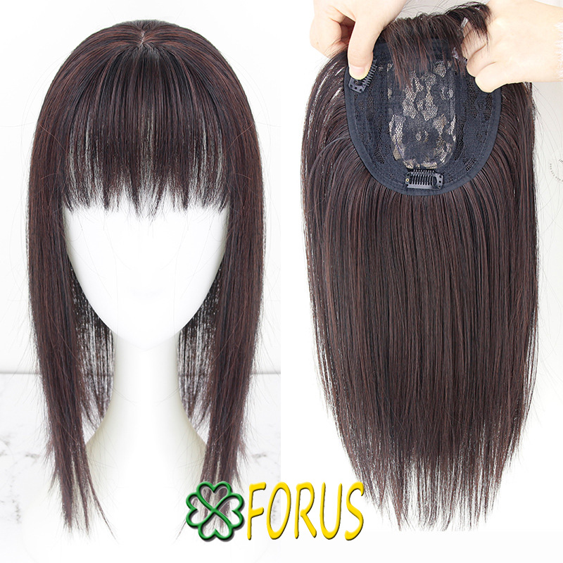 Tóc dán hói mái thưa XFK03 😍FREESHIP😍 tóc giả nữ phủ hói, che hói, tóc che bạc phủ bạc Sỉ 70k