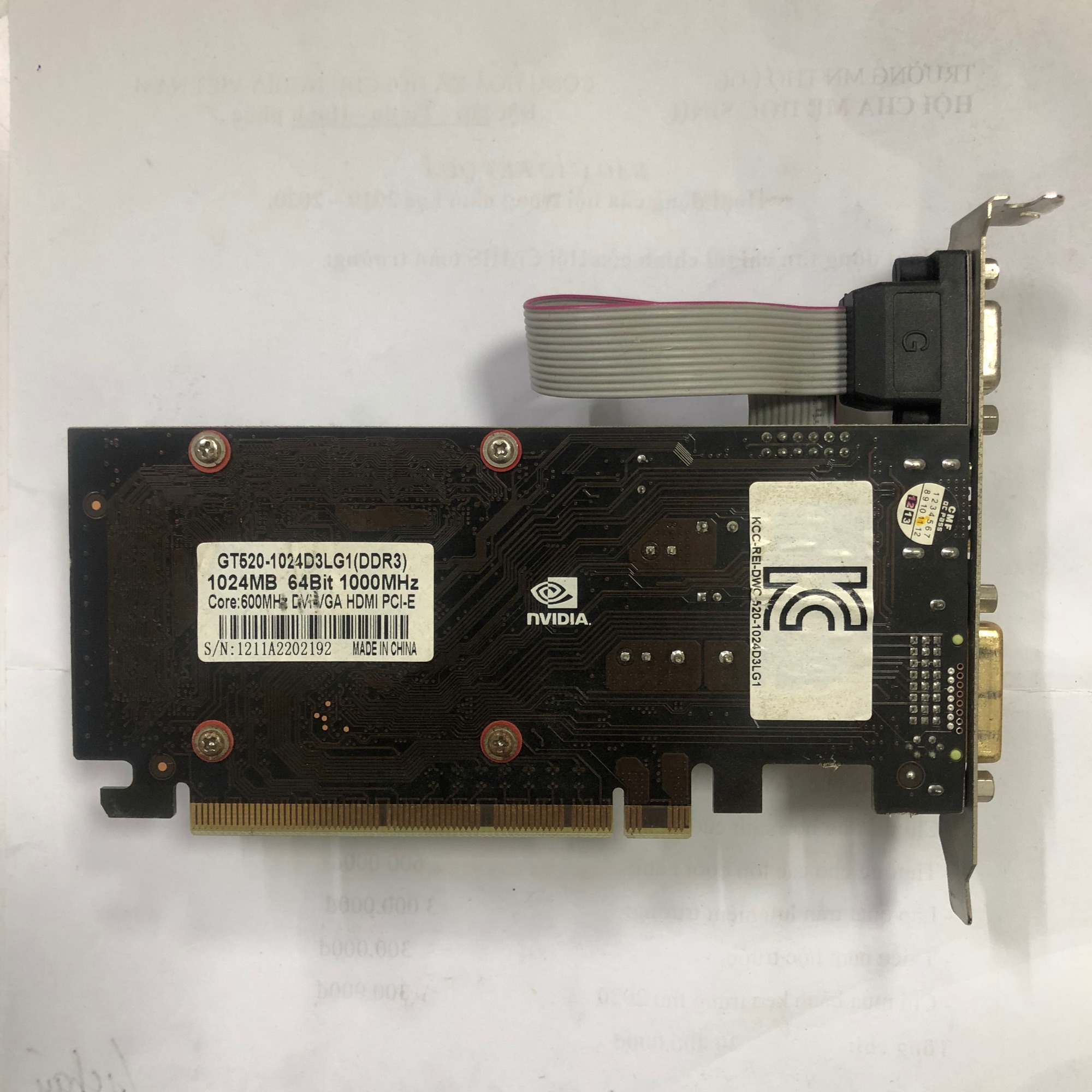 vga gt520 1gb 64pit ddr3