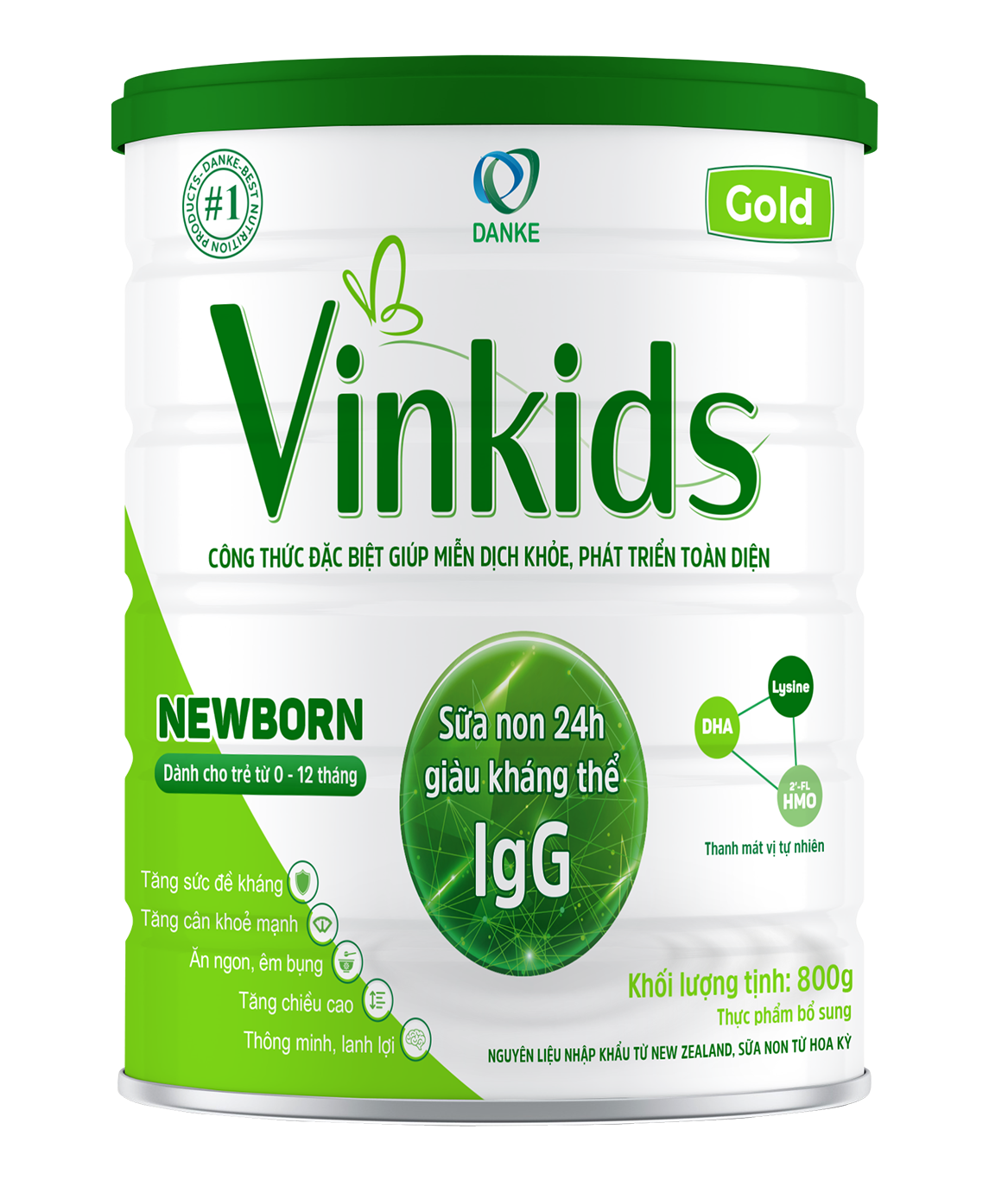 sữa vinkids newborn 380g, 800g 3