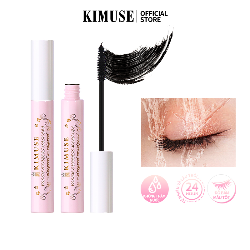 Mascara KIMUSE Volum Express, Không Thấm Nước Lâu Trôi