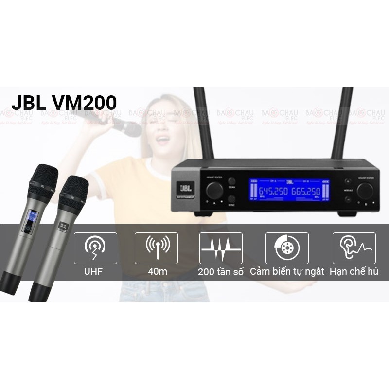 Micro JBL VM200  Micro Không Dây JBL VM200
