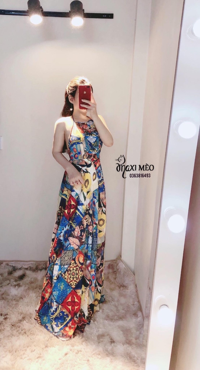 Váy yếm thổ cẩm | Shopee Việt Nam