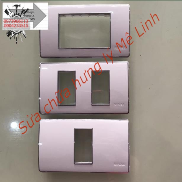 Mặt lắp hạt công tắc, ổ cắm Nival ( series A8) phân khúc hàng cao cấp