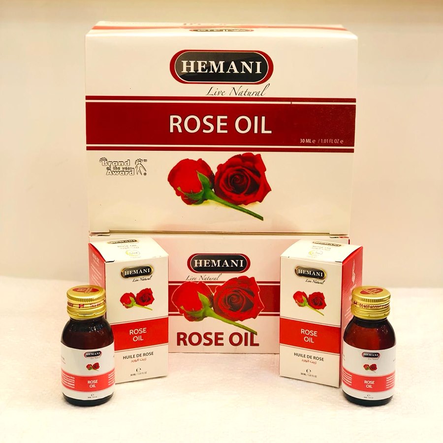 Tinh chất hoa hồng ROSE OIL HEMANI 30ml