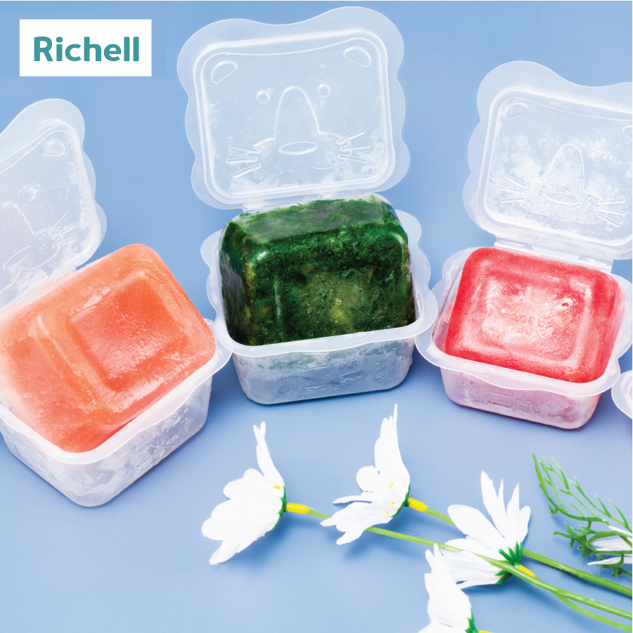 BỘ HỘP TRỮ THỨC ĂN DẶM RICHELL (150ML-6C)