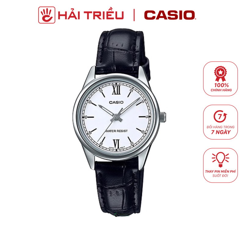 Đồng hồ nữ chính hãng Casio LTP-V005L-7B2UDF dây da