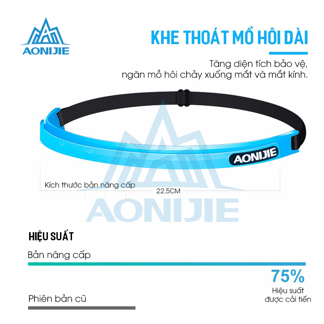 Dây Chặn Mồ Hôi Silicon Sweat Headband Aonijie E4088