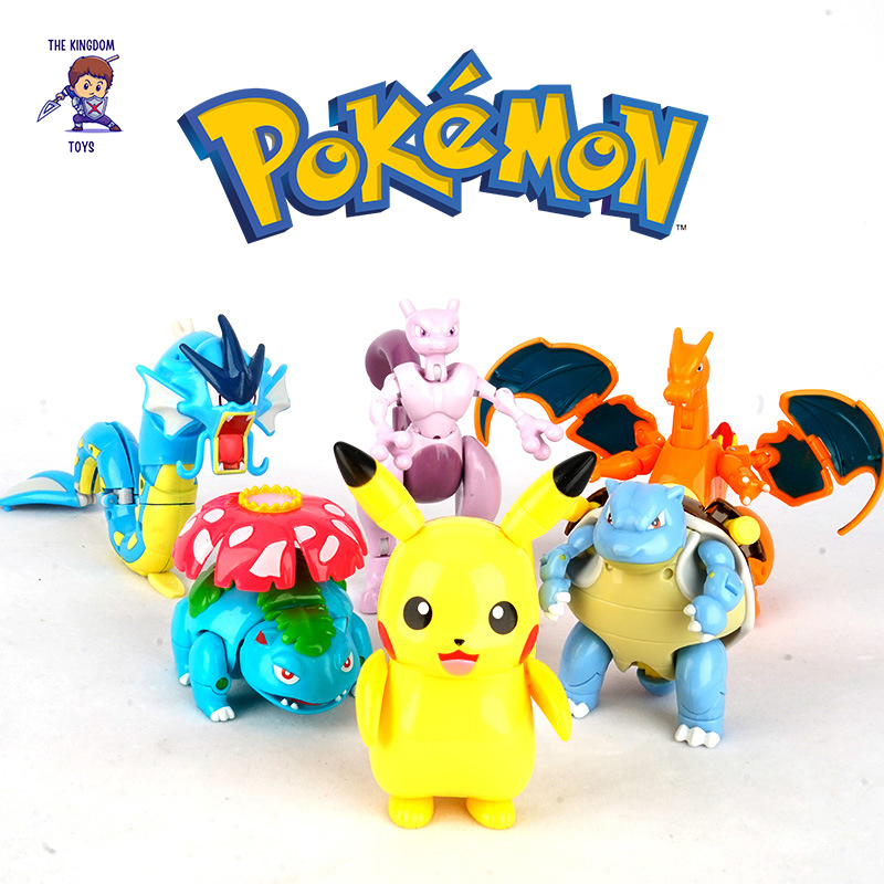 [Hoàn Tiền 10%]Đồ Chơi Pokemon Mô Hình Pikachu / Mewtwo / Eevee / Charizard / Blastoise / Venusaur / Charmander / Squirtle / Psyduck