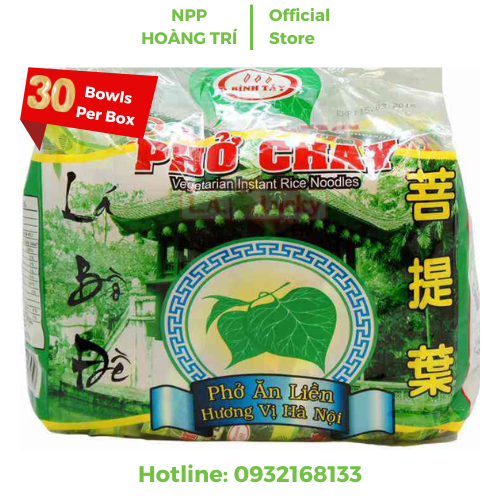 Phở chay Lá Bồ Đề (30 gói) - Vietnamese Pho - Vegetarian Flavour