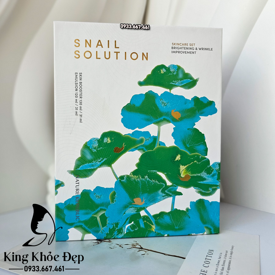 [HCM]Bộ Dưỡng Da Nature Republic Snail Solution Set