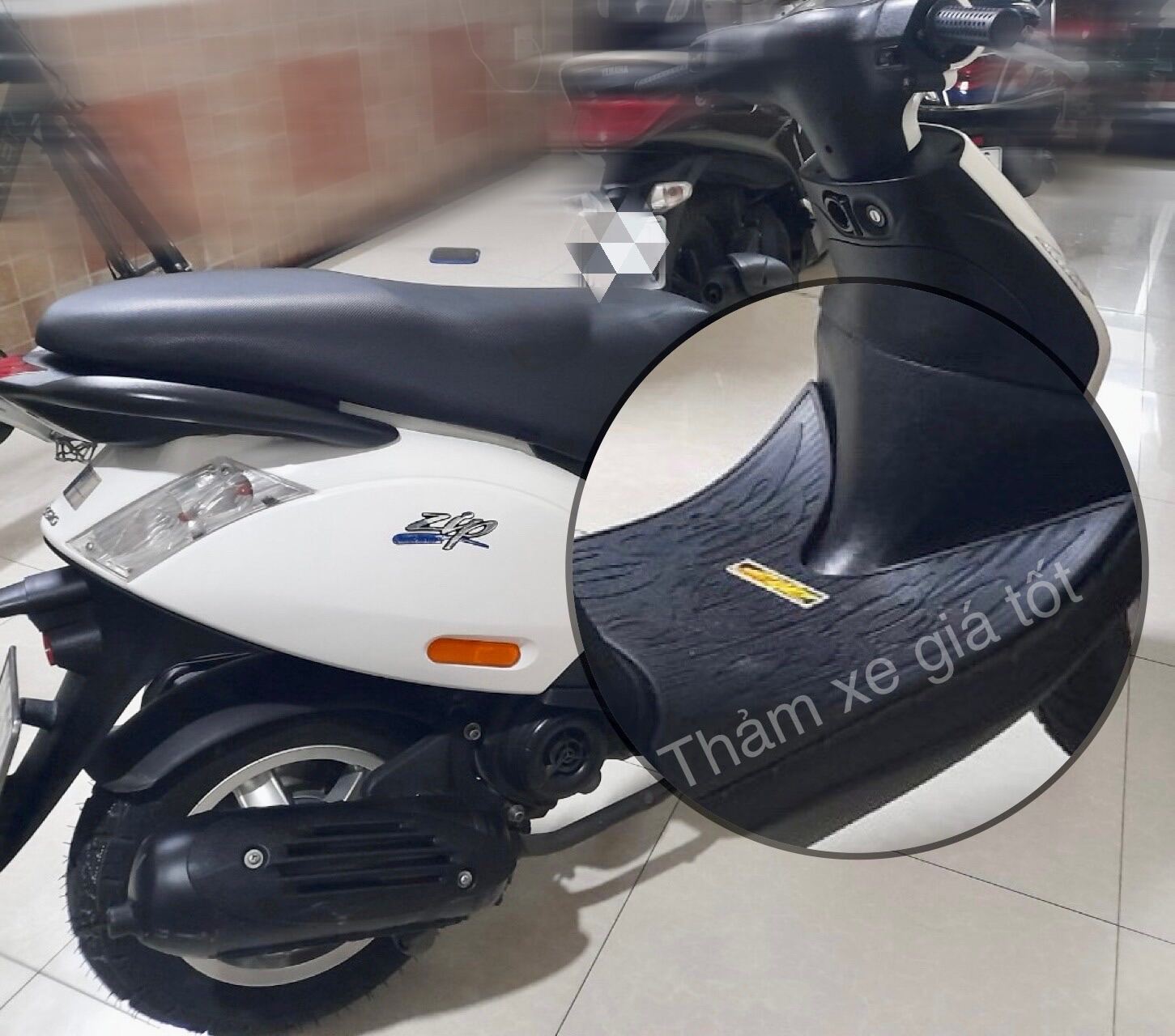 Thảm cao su lót sàn xe, thảm xe Piaggio Zip