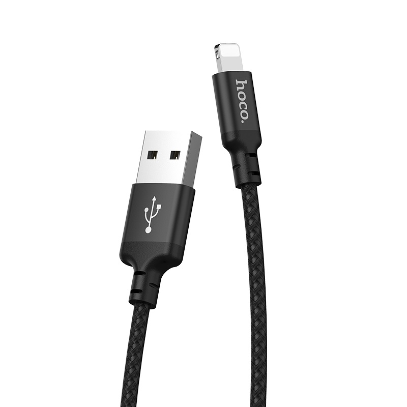 Cáp sạc HOCO X14 | USB to L | dây dù chống đứt, dài 2m | chính hãng | Bảo hành 6 Tháng