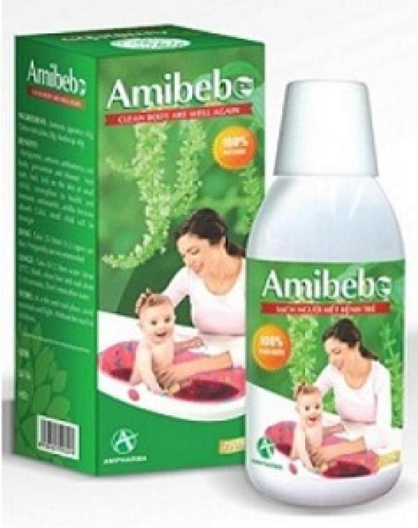 Nước tắm trẻ em Amibebe 250ml TẶNG 1 quyển tô màu tùy chọn - nuoc tam cho
