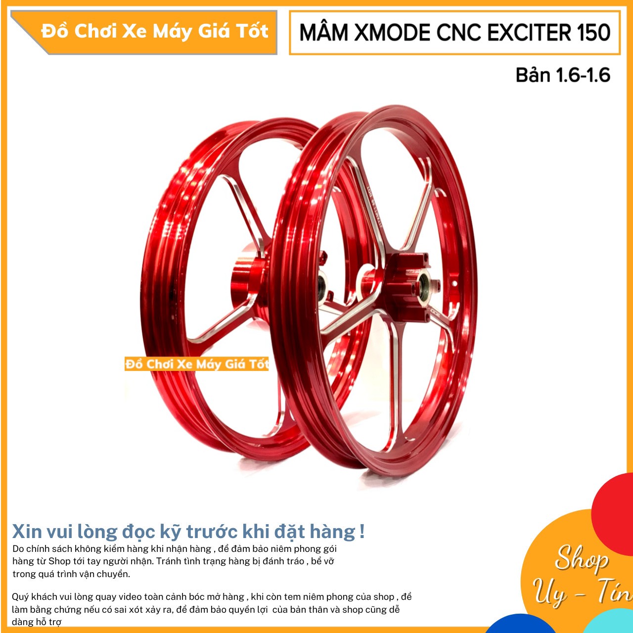 MÂM XMODE CNC CHO EXCITER 150 BẢN 1.6-1.6