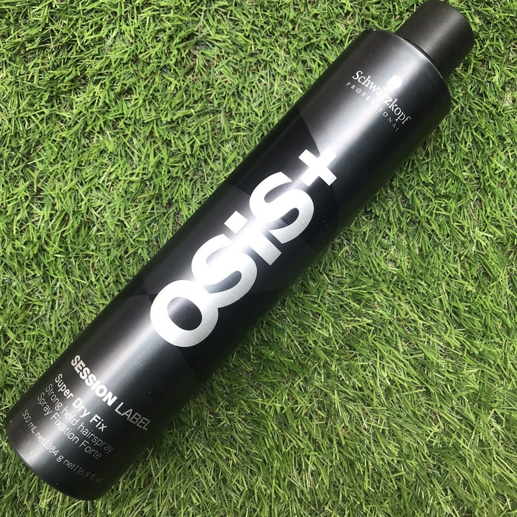 [HCM]Keo Xịt Giữ Kiểu Tóc Cứng Osis+ Session Label Super Dry Fix 500ml