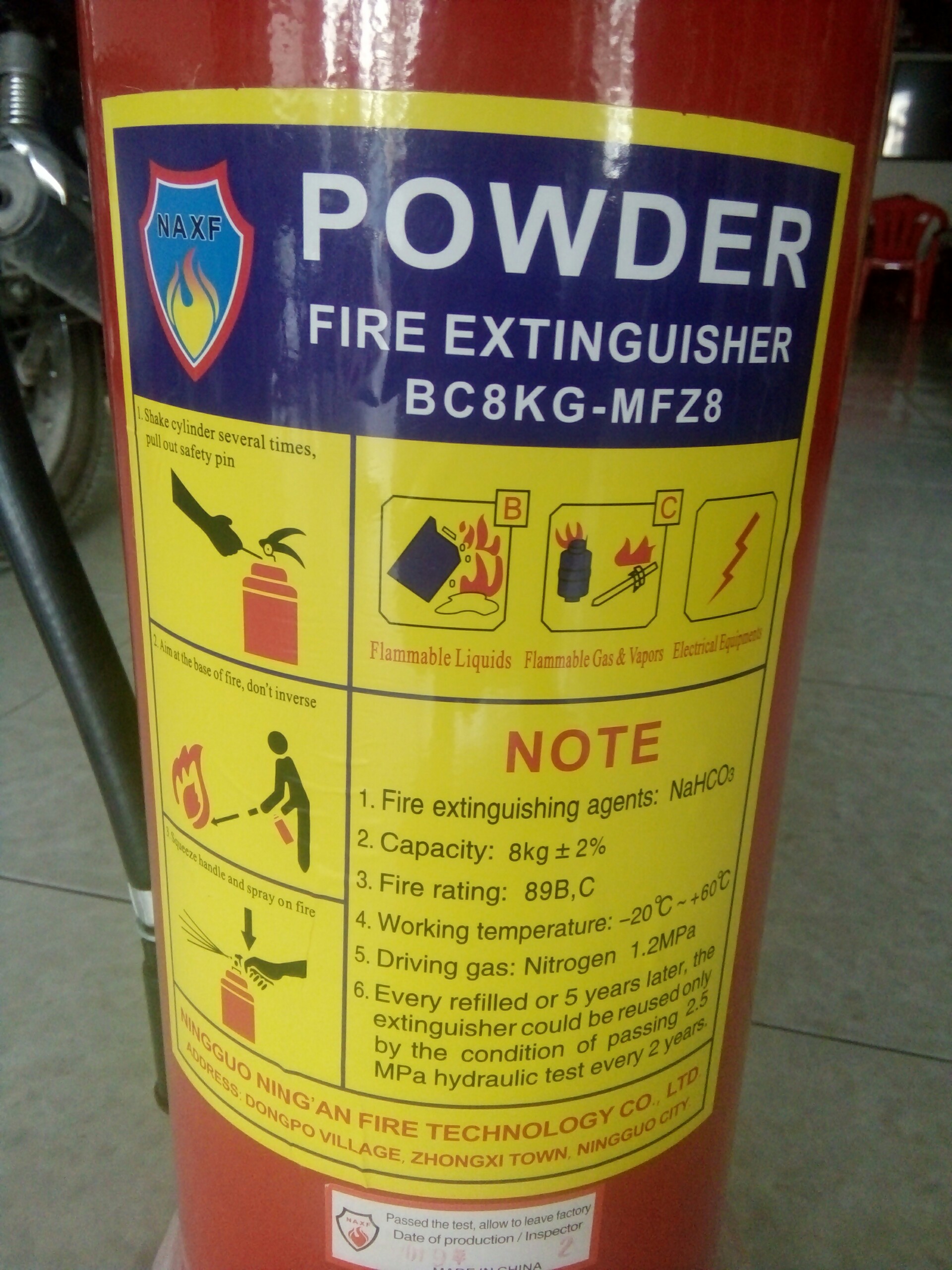 Bình PCCC CO2 3kg