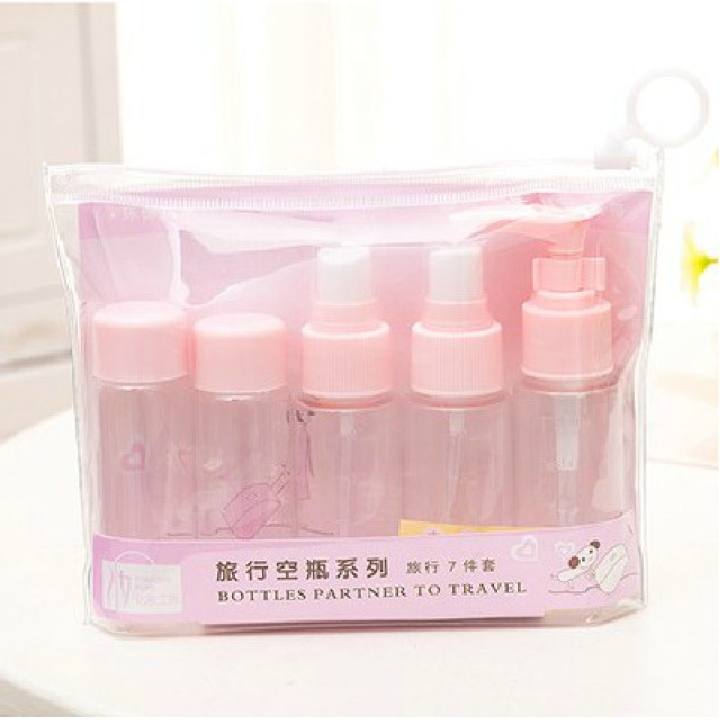 [HCM]Bộ Chiết Mỹ Phẩm Du Lịch 7 Món