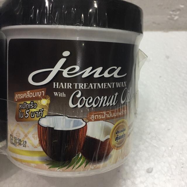 Combo 2 hấp ủ tóc dừa thái lan jena coconut oil hair treatment wax