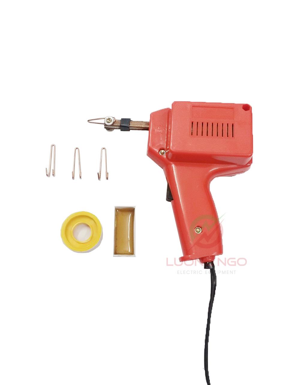 MỎ HÀN XUNG 100W BÁCH KHOA + THIẾC + NHỰA THÔNG + 3 ĐẦU HÀN