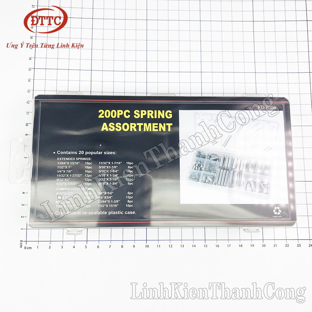 Bộ 200 Cái Lò Xo Nén, Kéo