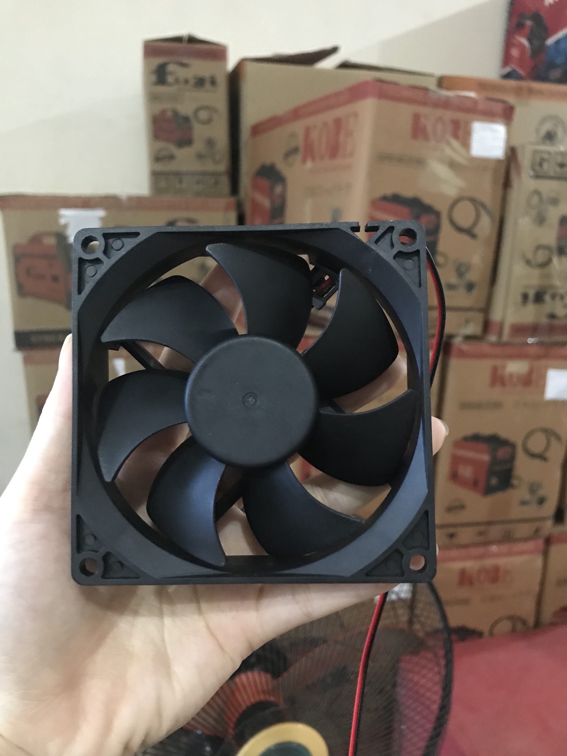 quạt 24v kích thước 9x9x3cm- 3 chiếc dùng cho máy hàn