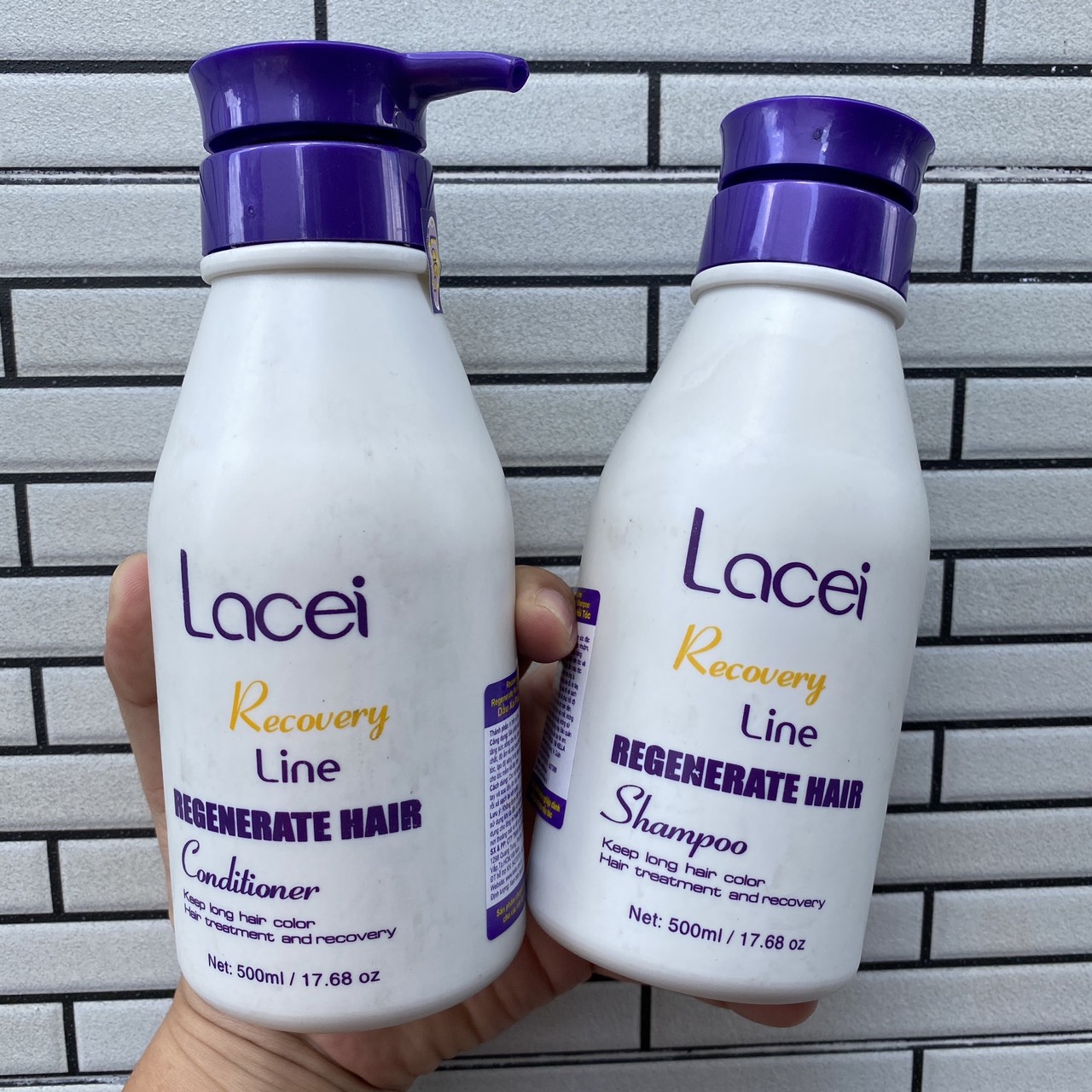 [HCM]DẦU GỘI PHỤC HỒI TÓC LACEI RECOVERY LINE SHAMPOO 500ML