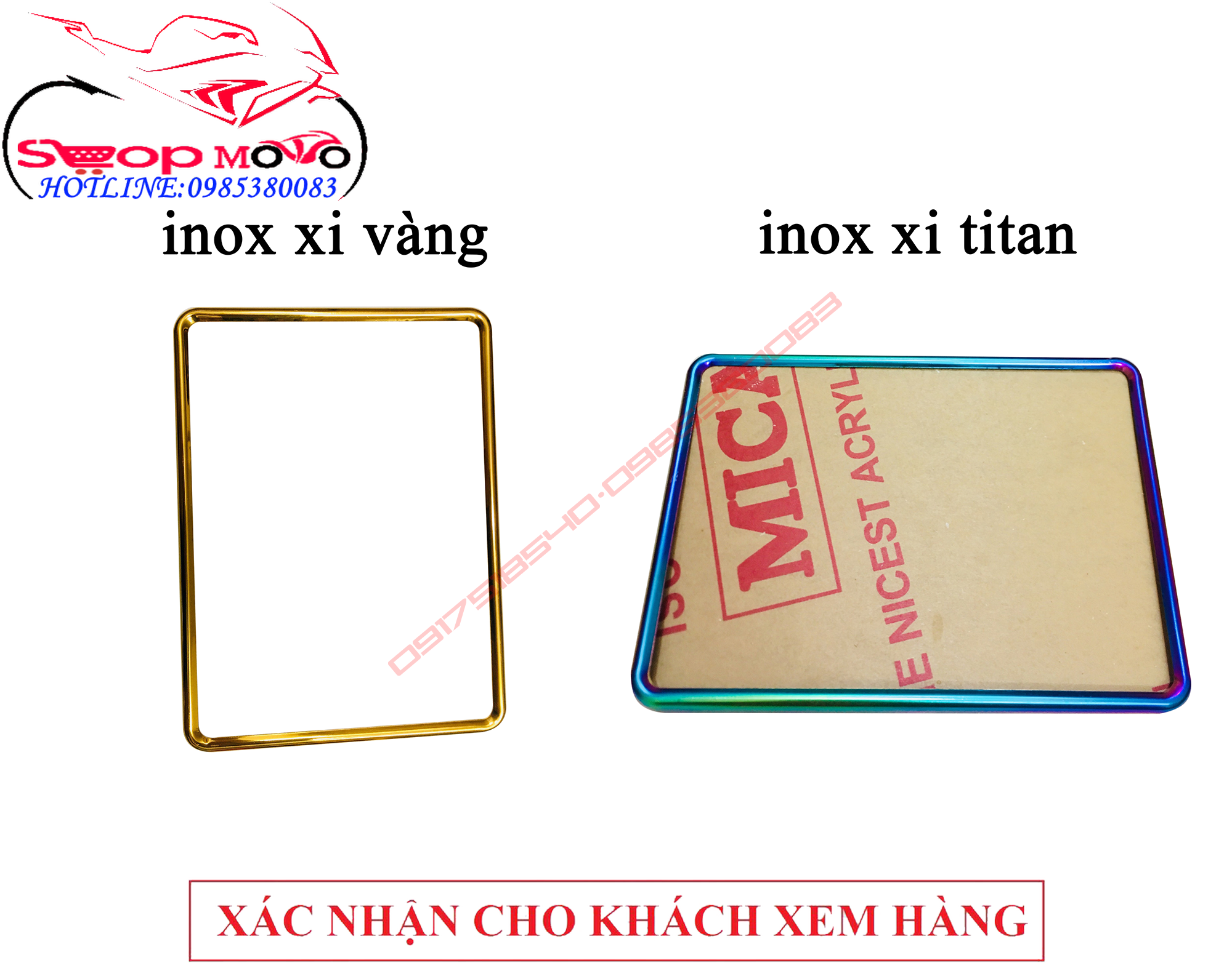 Bảng biển titan FULL BỘ
