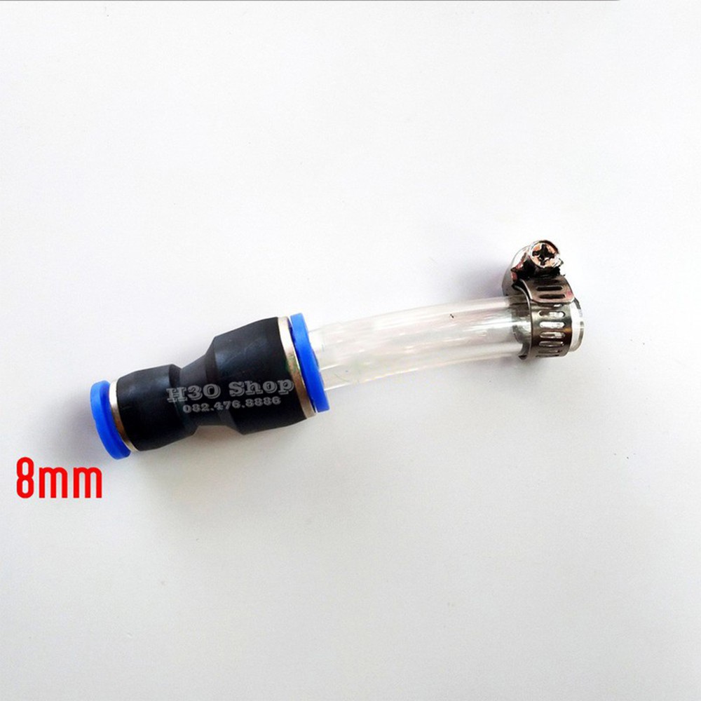 Đầu nối từ bơm mini đơn ra ống hơi 8mm- bơm hệ thống phun sương
