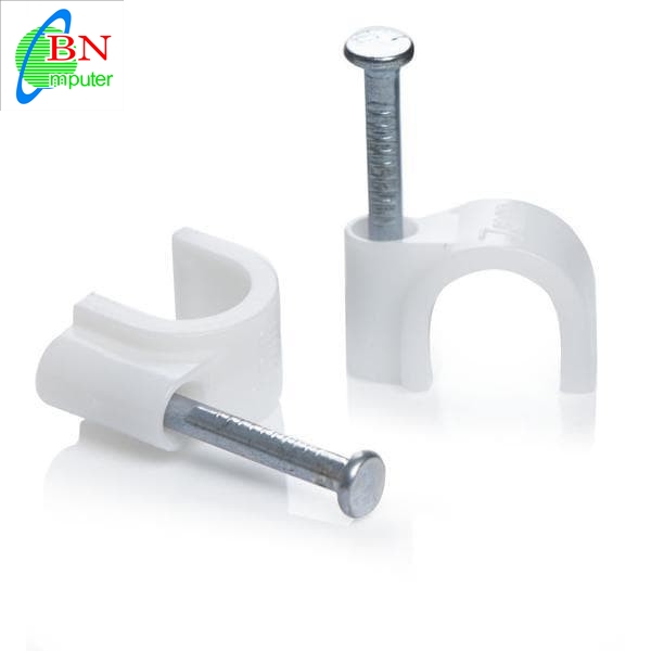 Túi 50 Nẹp Dây Tròn R20mm Cố Định Dây Thẩm Mỹ