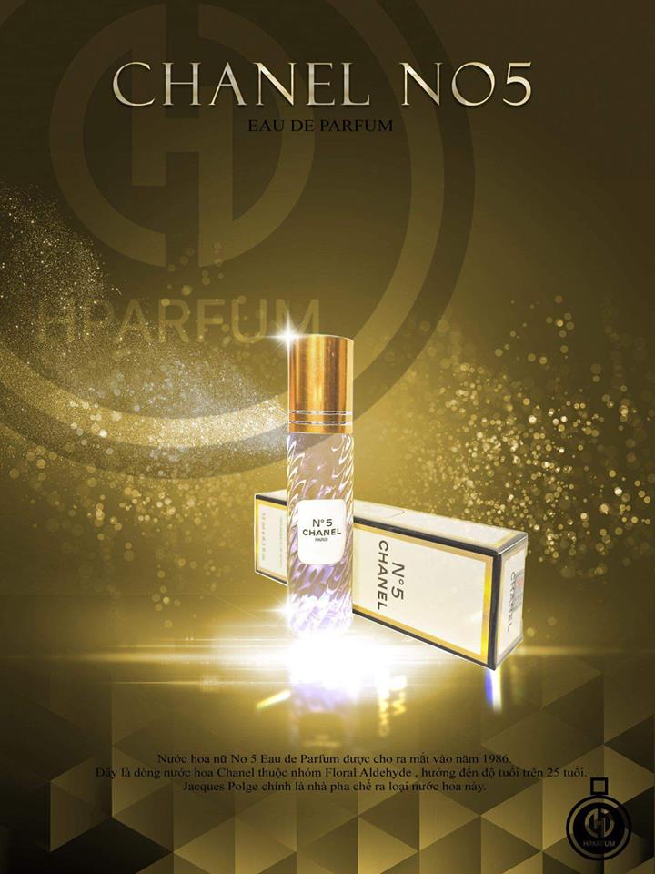 [HCM]Chanel No5 Tinh Dầu Thơm Pháp Hparfum [ Mùi Nữ ]