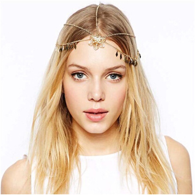 [HCM][Mã FAGREEN55 giảm 10% đơn 99K] Bờm tóc bohemian - Vòng đội đầu boho - head chain boho style