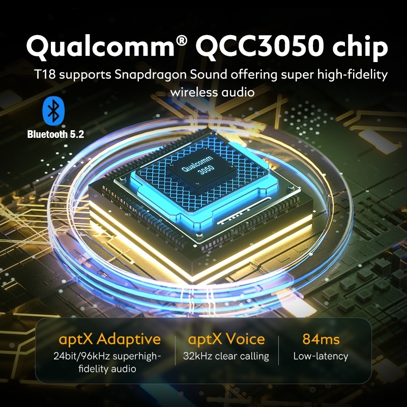 [NC] Tai Nghe Bluetooth QCY T18 | NGHE TẠP | Có Mic