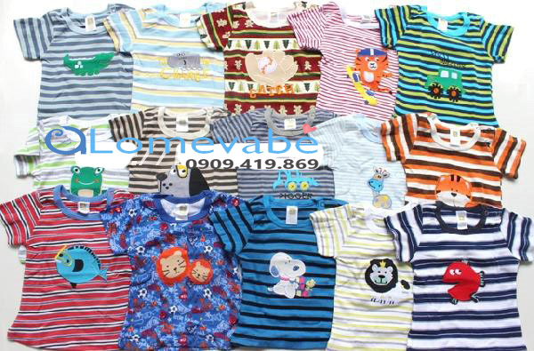 ( HÀNG TRƯNG BÀY ) SET 5 ÁO THUN TRẺ EM CARTER BÉ TRAI 9THANG