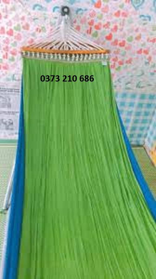 Võng Cán Gỗ 20 Lỗ Lưới Rộng siêu dầy dặn.