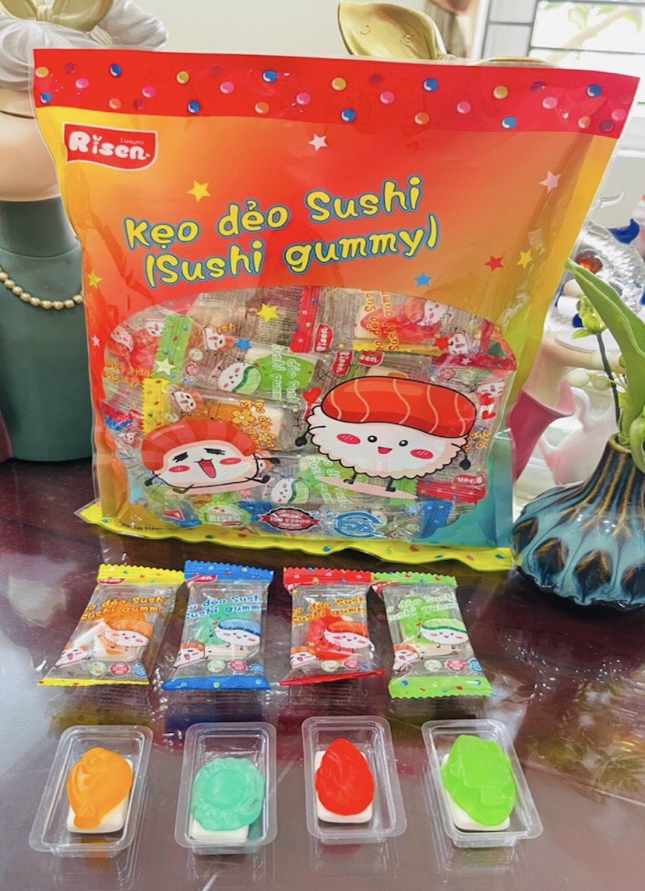 Kẹo dẻo sushi risen 360g