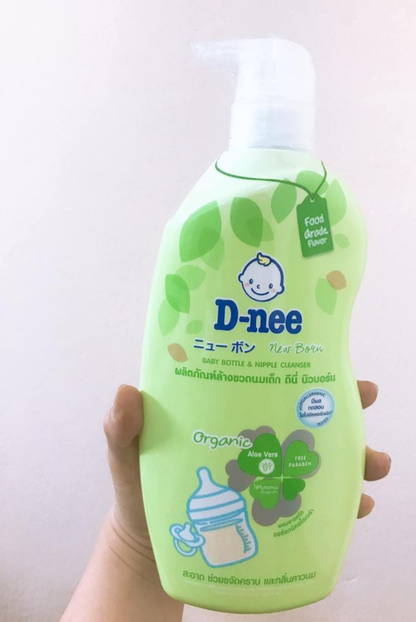 Nước rửa bình sữa Dnee Organic 620ml - Mẫu Mới 2019