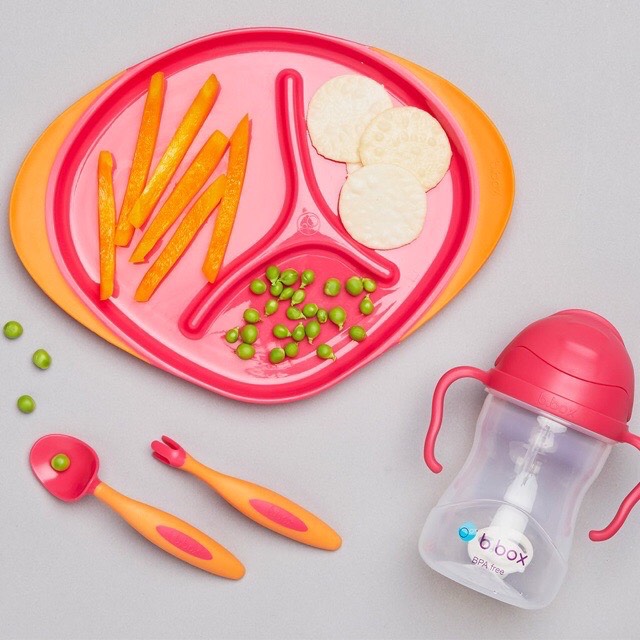 Set 3 Món Dụng Cụ Ăn Dặm Cơ Bản b.box Cho Bé 6M+