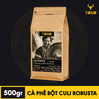 Cà Phê Bột TORO CULI ROBUSTA - 500gr - Nguyên Chất Không Pha Trộn - Cà Phê Thật 100% - TORO COFFEE - [TORO FARM] thumbnail