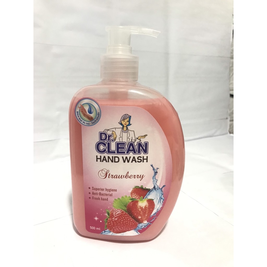 Nước rửa tay kháng khuẩn, dưỡng da Dr.Clean 1 lít