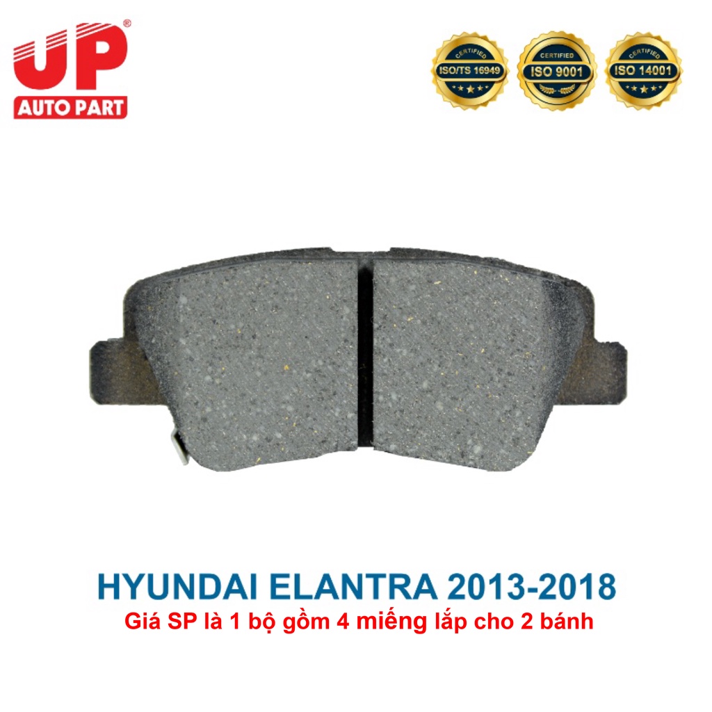 Má phanh bố thắng đĩa sau ô tô hyundai elantra 2013-2018
