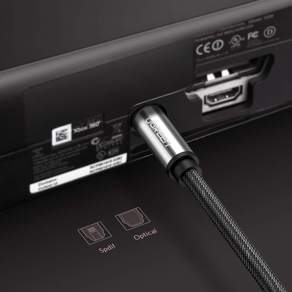 Cáp audio quang (Toslink, Optical) 1.5m Ugreen 10542