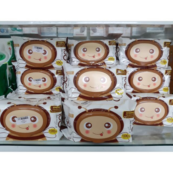 KHĂN ƯỚT KHÔNG MÙI AGI HÀN QUỐC 100 TỜ