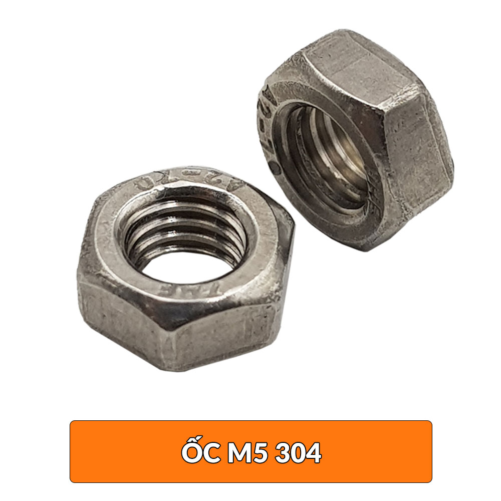 Đai ốc m2 | m3 | m4 | m5 inox 304