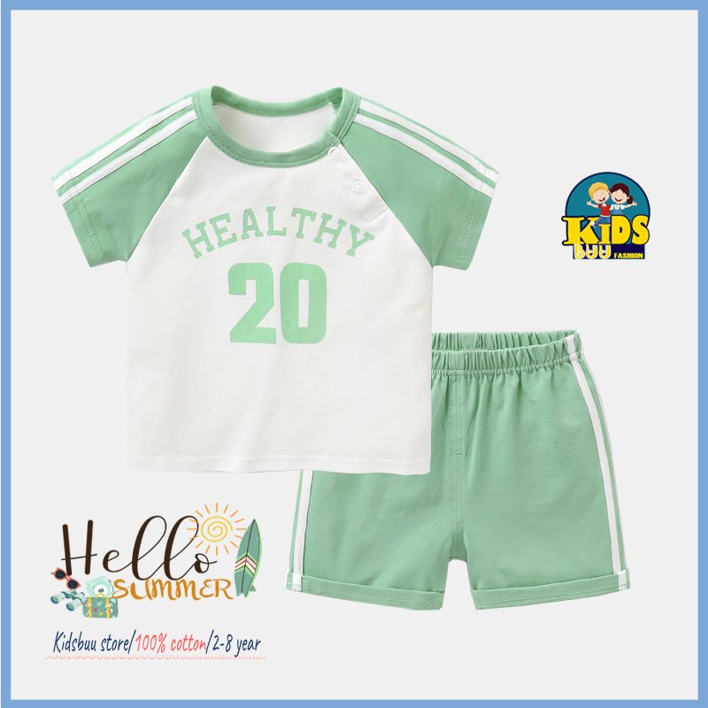 Đồ Bộ cộc tay KUTE PANDA duy nhất ở shop cho Bé Trai,Gái Vải Cotton 100%, dáng thể thao, thoáng mát