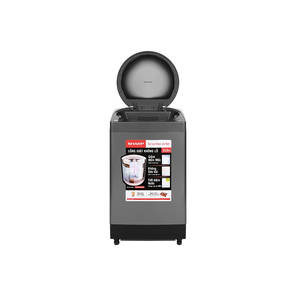 [TRẢ GÓP 0%] Máy giặt Sharp ES-W110HV-S (Giá áp dụng giao tại HN, HCM& các tỉnh liên hệ shop)
