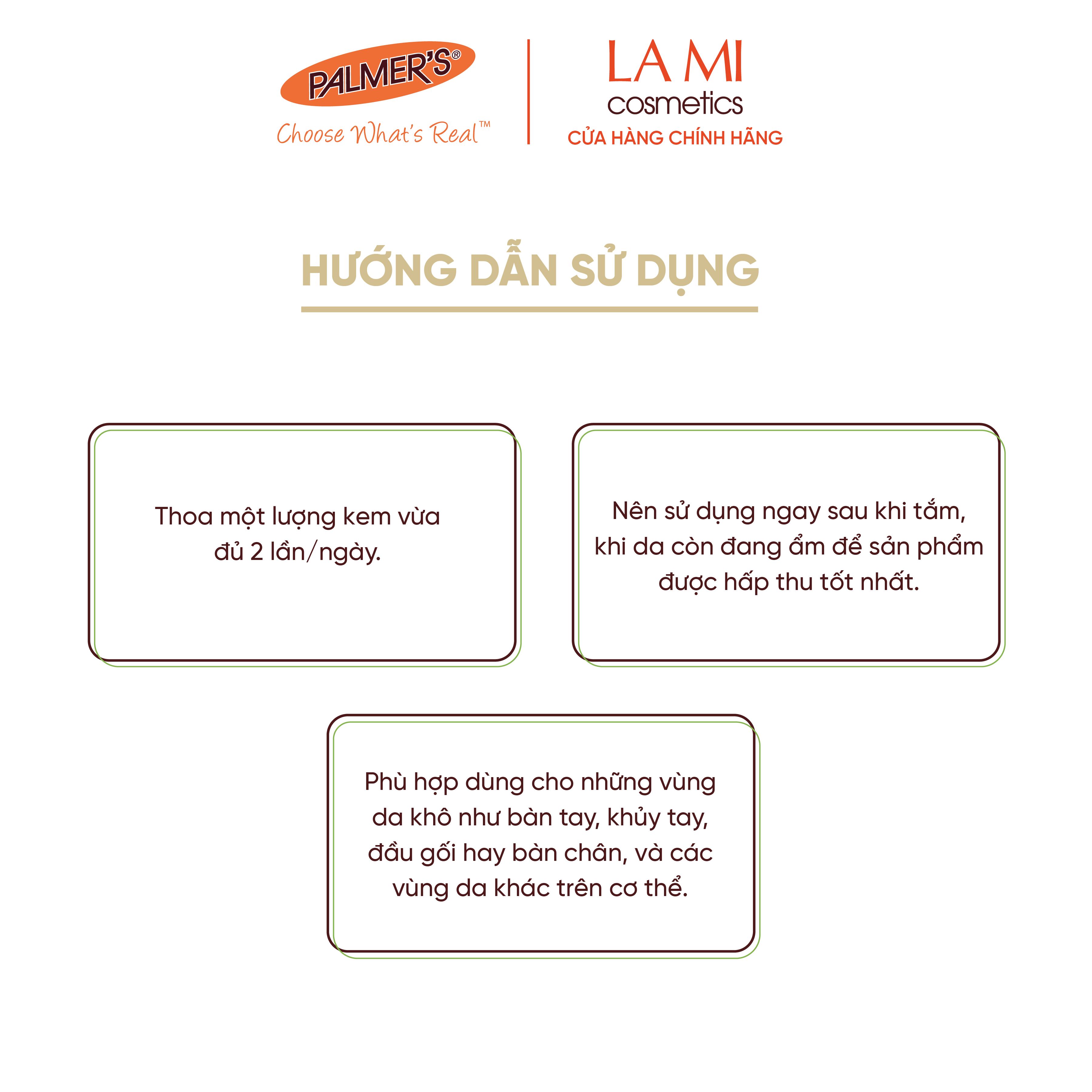 Kem dưỡng da tay giữ ẩm Bơ Hạt Mỡ Palmer's
