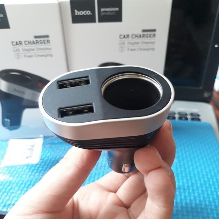 Bộ chia tẩu sạc ô tô, xe hơi nhãn hiệu Hoco Z29
