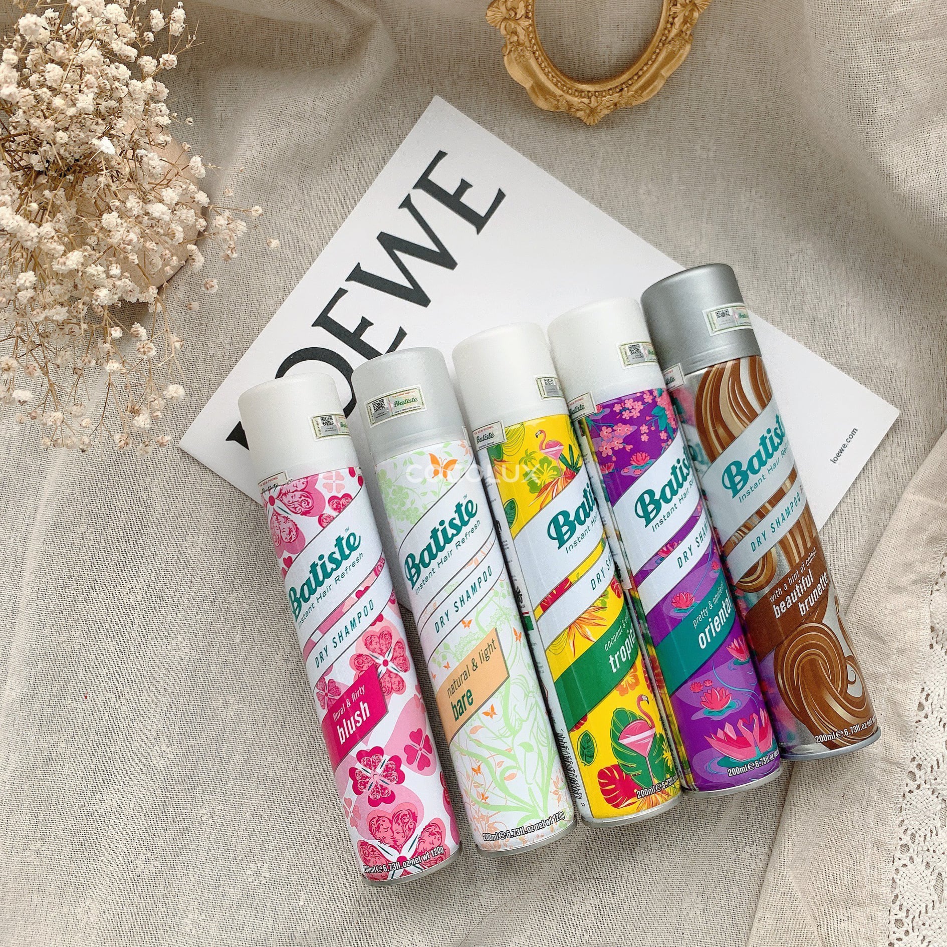 Dầu gội khô Batiste Dry Shampoo (Chai 200ml)