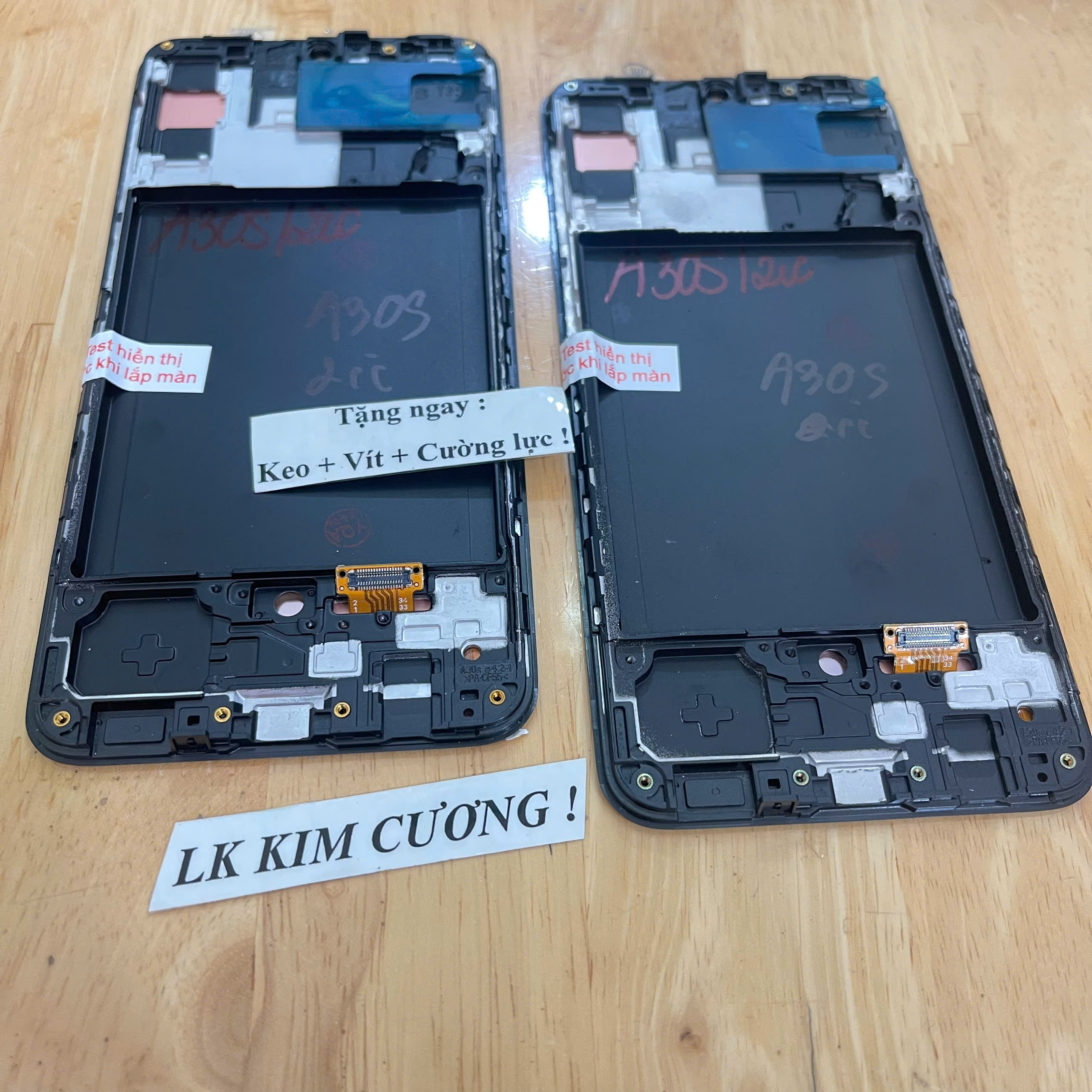 Màn hình samsung A30S - liền khung - OLED (2IC)
